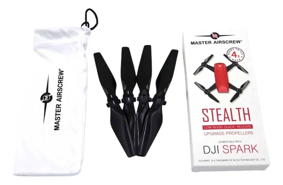 Hélices Dji Spark Master Airscrew Preto - Imagem 2
