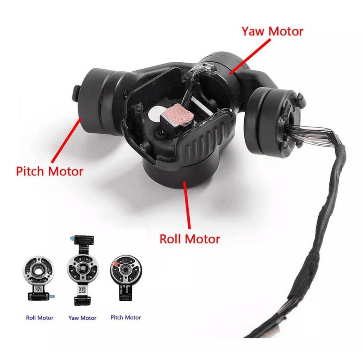 Braço YAW com Motor Mini 3/ Mini 3 Pro/ Mini 4 Pro - Imagem 4