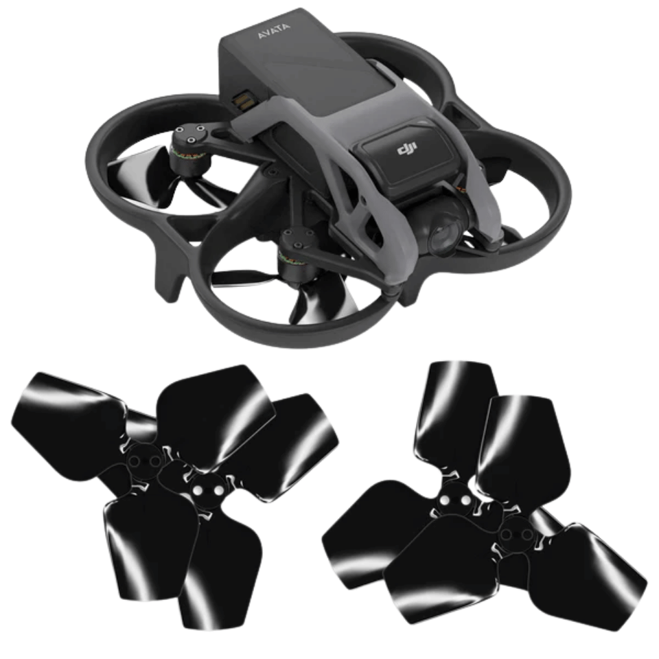 Hélices 3 Pás Master Airscrew Para DJI Avata Preto (Jogo)
