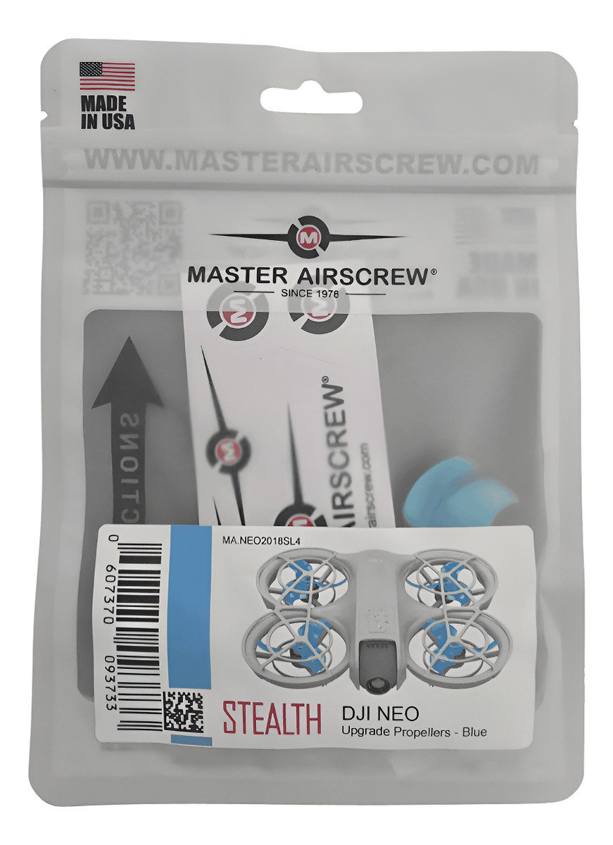 Hélices Master Airscrew DJI Neo Azul (Jogo) - Imagem 3