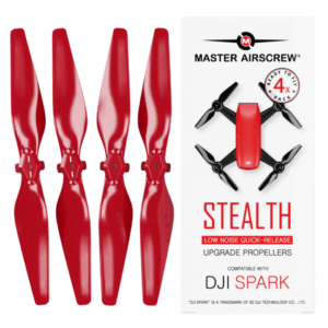 Hélices Master Airscrew DJI Spark Vermelha (Jogo)