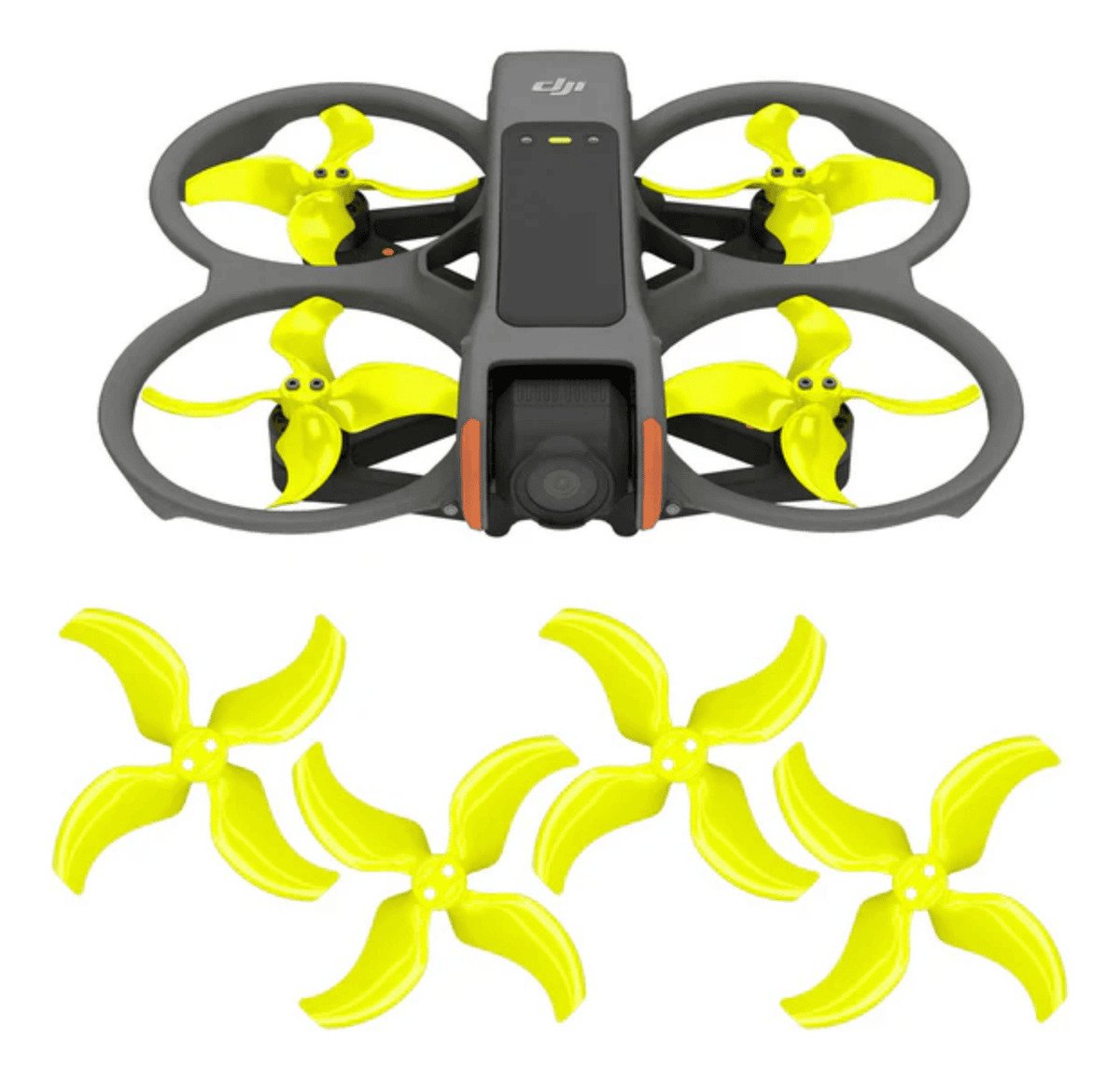 Hélices Master Airscrew Para DJI Avata 2 Amarelo (Jogo)